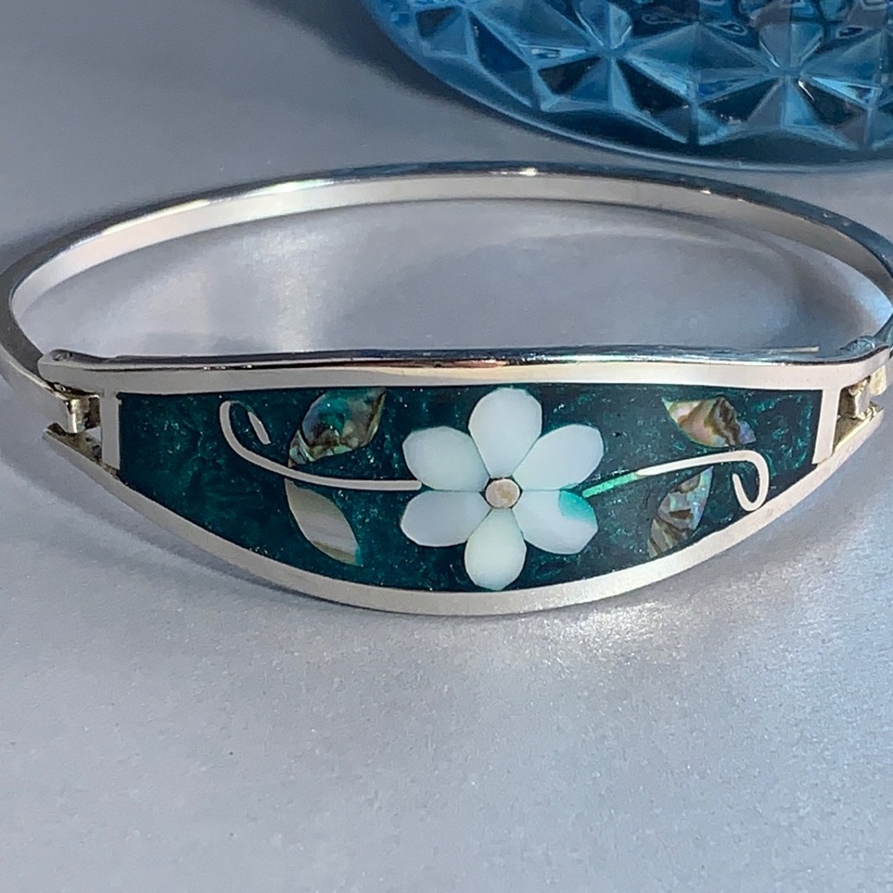 Silver Bracelet from Alpaca, Mexico